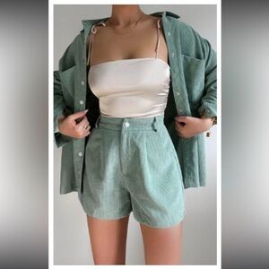 Showpo Sage High Waist Shorts
